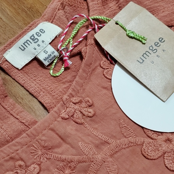 *ONLY 2 LEFT* Umgee Dusty Mauve Baby doll Top - Picture 6 of 6